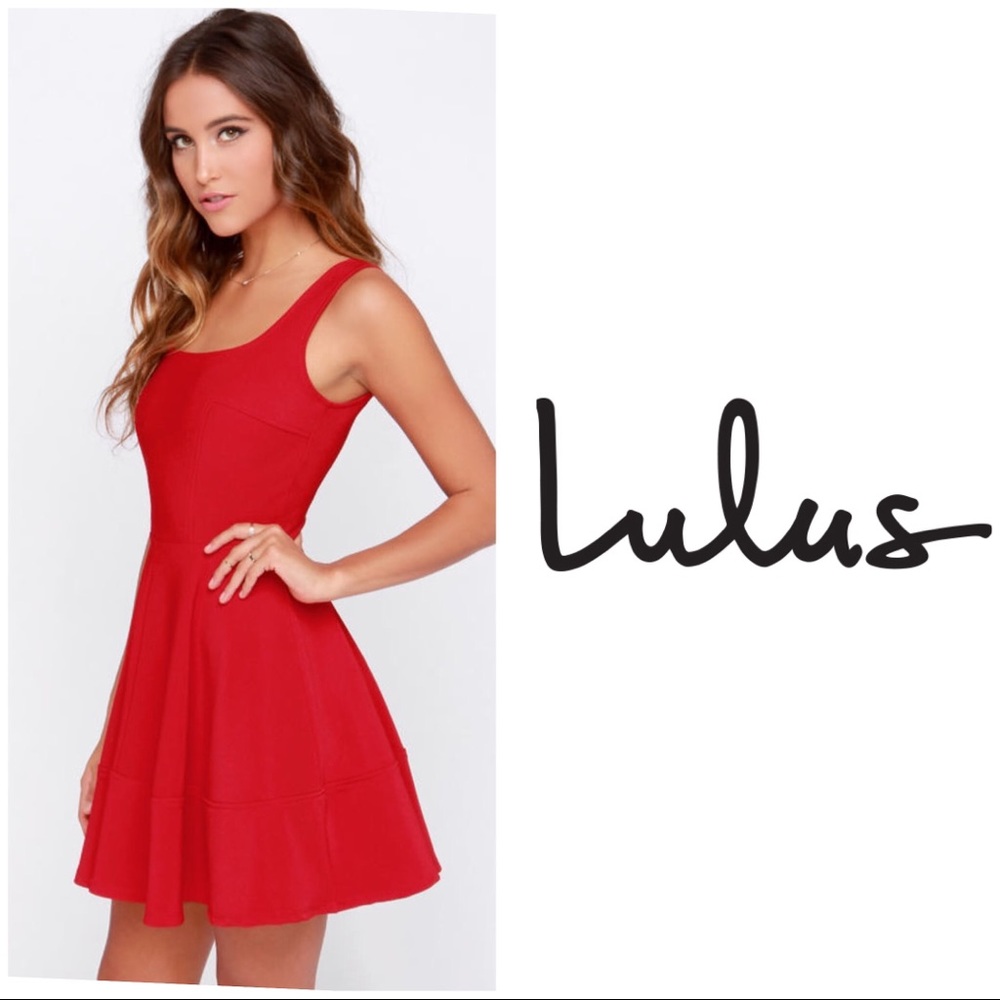 LULU’s • ‘Home Before Daylight Red Dress’